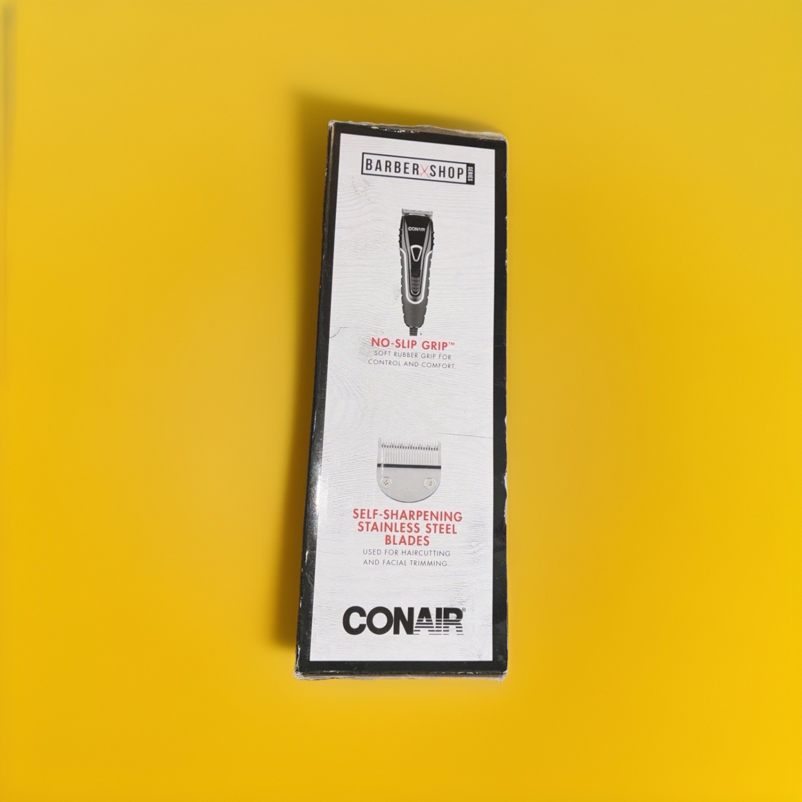 Conair Hair Clippers Barbershop Series No-Slip Grip Home Haircut Kit NEW