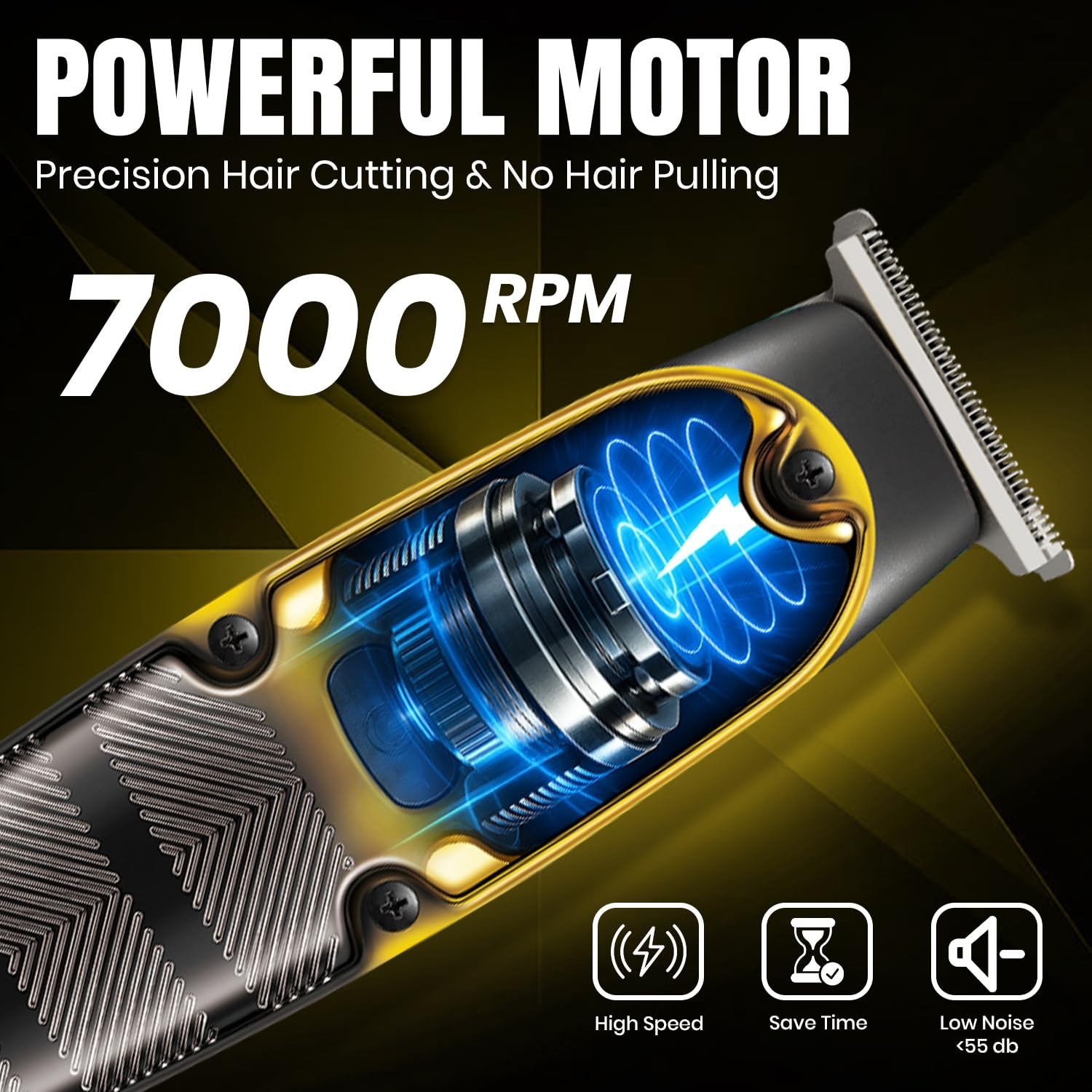 VGR V-981 Professional Hair Trimmer for Men,V-981,Gold