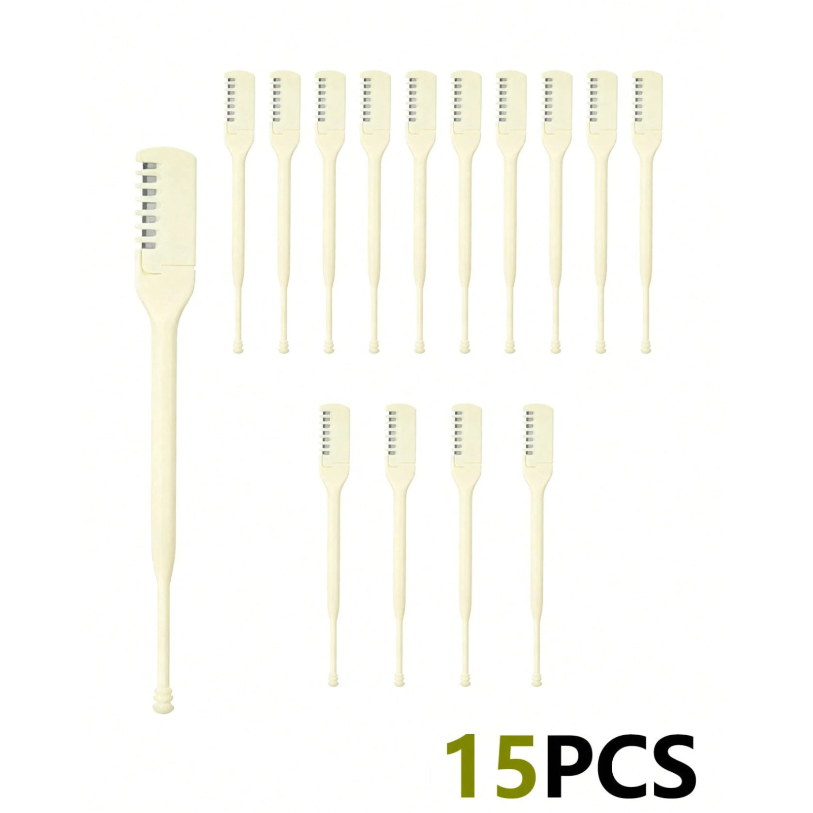 2/4/10/15pcs Manual Nose Hair Trimmer Facial Hair Removal Tools Grooming Kit