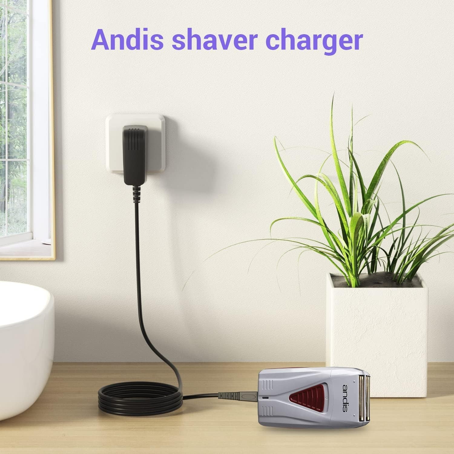 Replacement Charger for Andis Shaver – Certified Safety Features