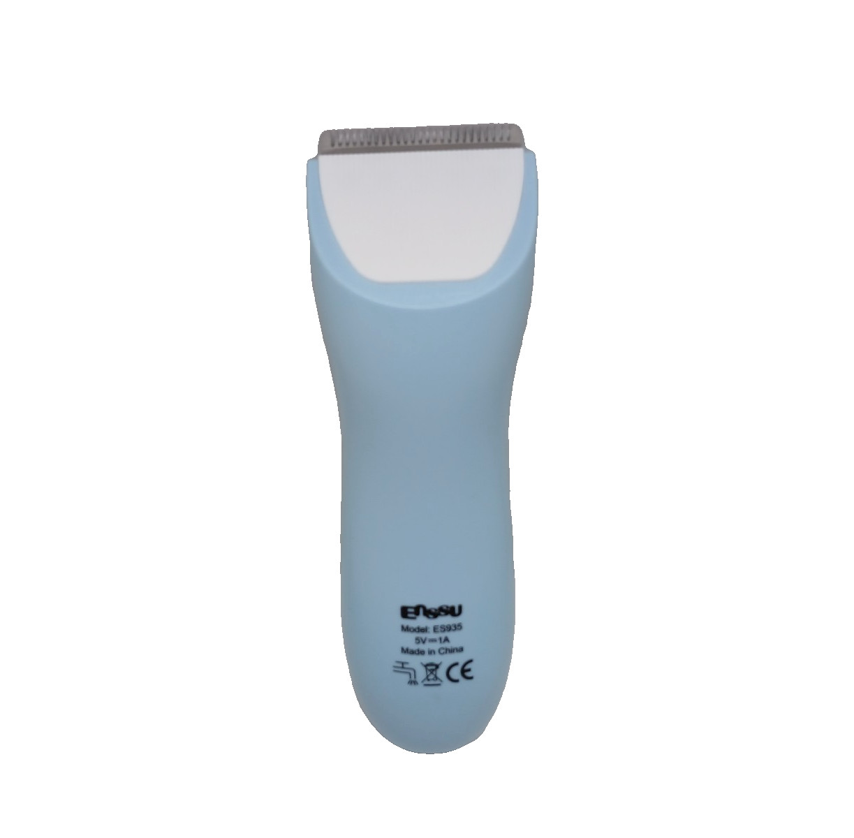ENSSU Quiet Baby Hair Clipper Blue Waterproof Cordless Kids Trimmer Ceramic