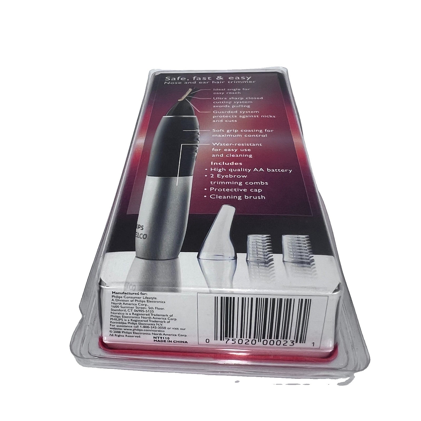 Philips Norelco NT9110 Powerful Precision Micro Trimmer Nose Ear Hair New Sealed