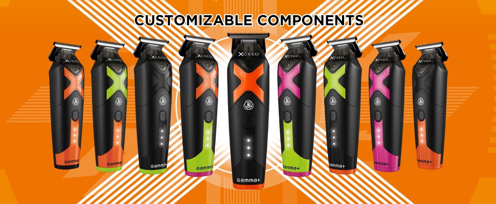 Gamma XCEED IN2 Vector Motor Cordless Trimmer Black – NEW | GP418B