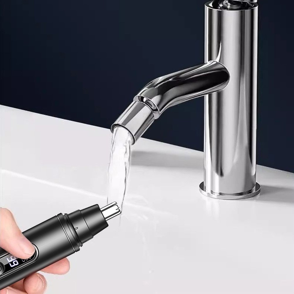 Rechargeable Ear & Nose Trimmer for Men Women- LED Display&Easy Clean Technology