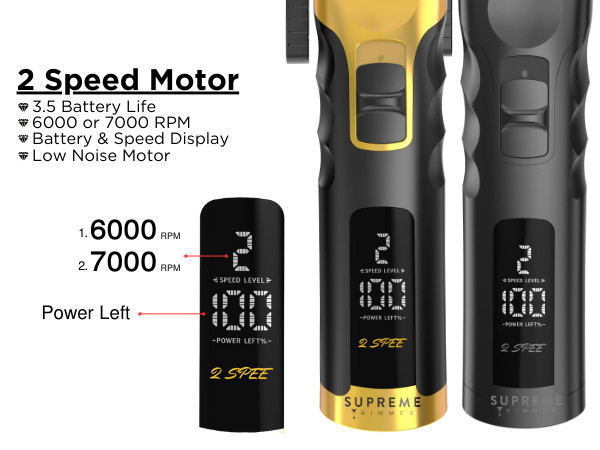 Supreme Trimmer 2Spee Hair Clipper w/ Detachable Blade | STC922 – Recertified