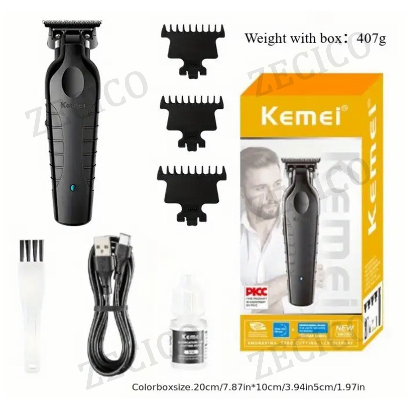 Kemei-2299 Cordless Electric Hair Trimmer Clipper Professional Cutting Machine U