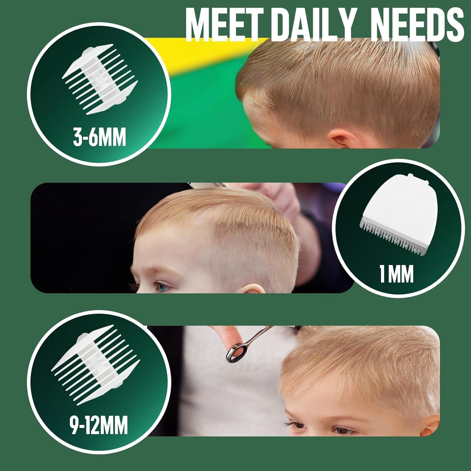 Baby Hair Clippers, Cordless Hair Clipper for Kids with LED Display, Baby Hair C