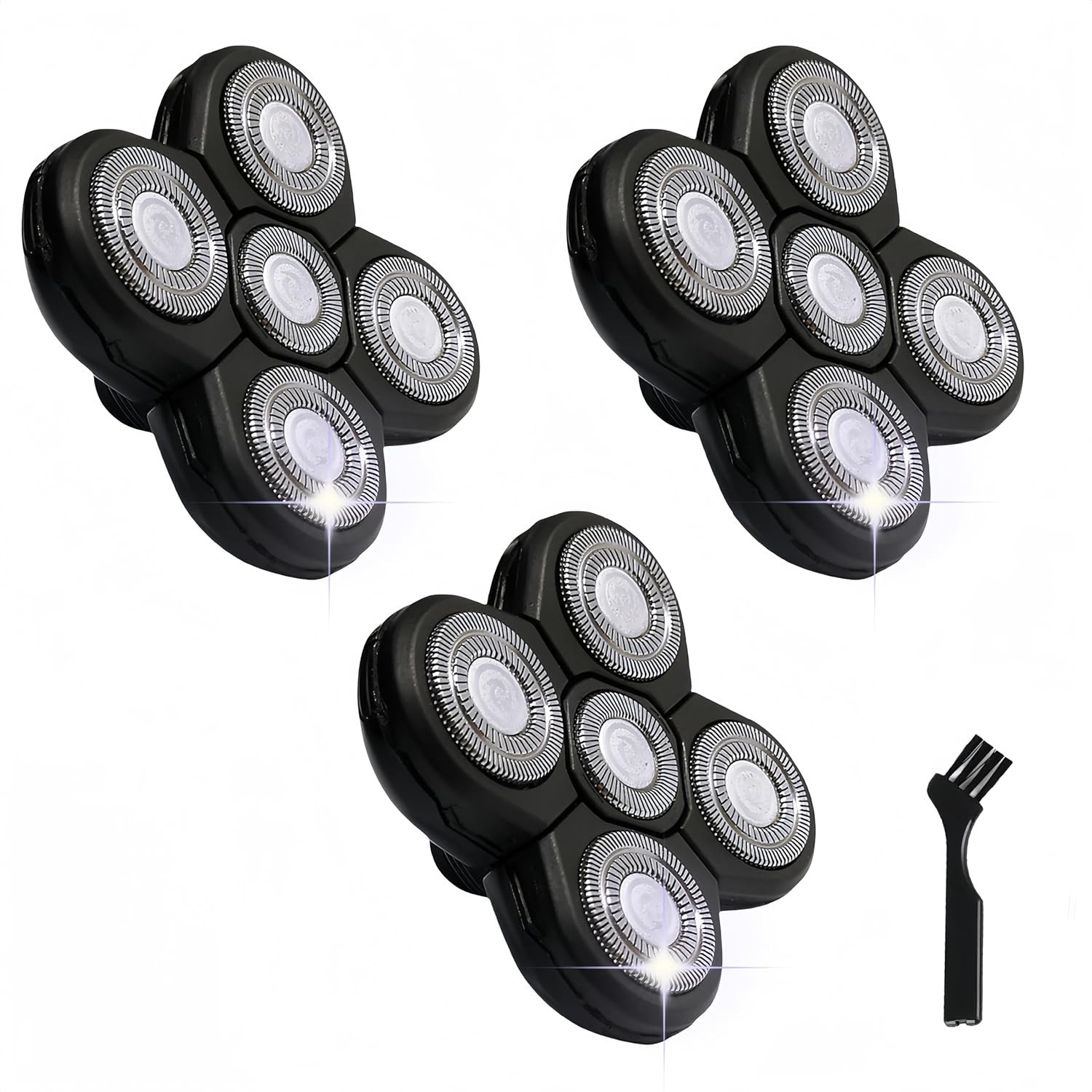 Freebird Head Shaver Blade Refills 5-Head Replacement Kit