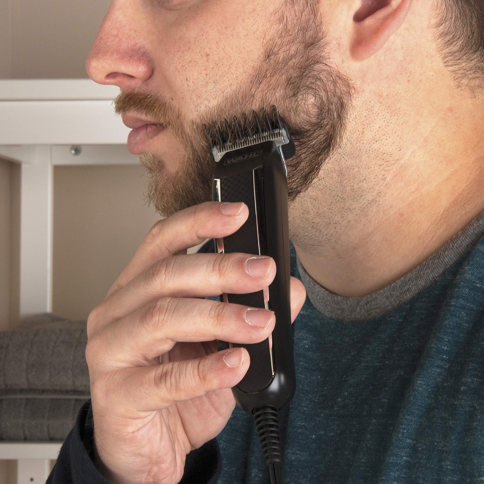 Wahl PowerPro Corded Beard Trimmer, Hair Clipper, Haircut Trimmer, Grooming