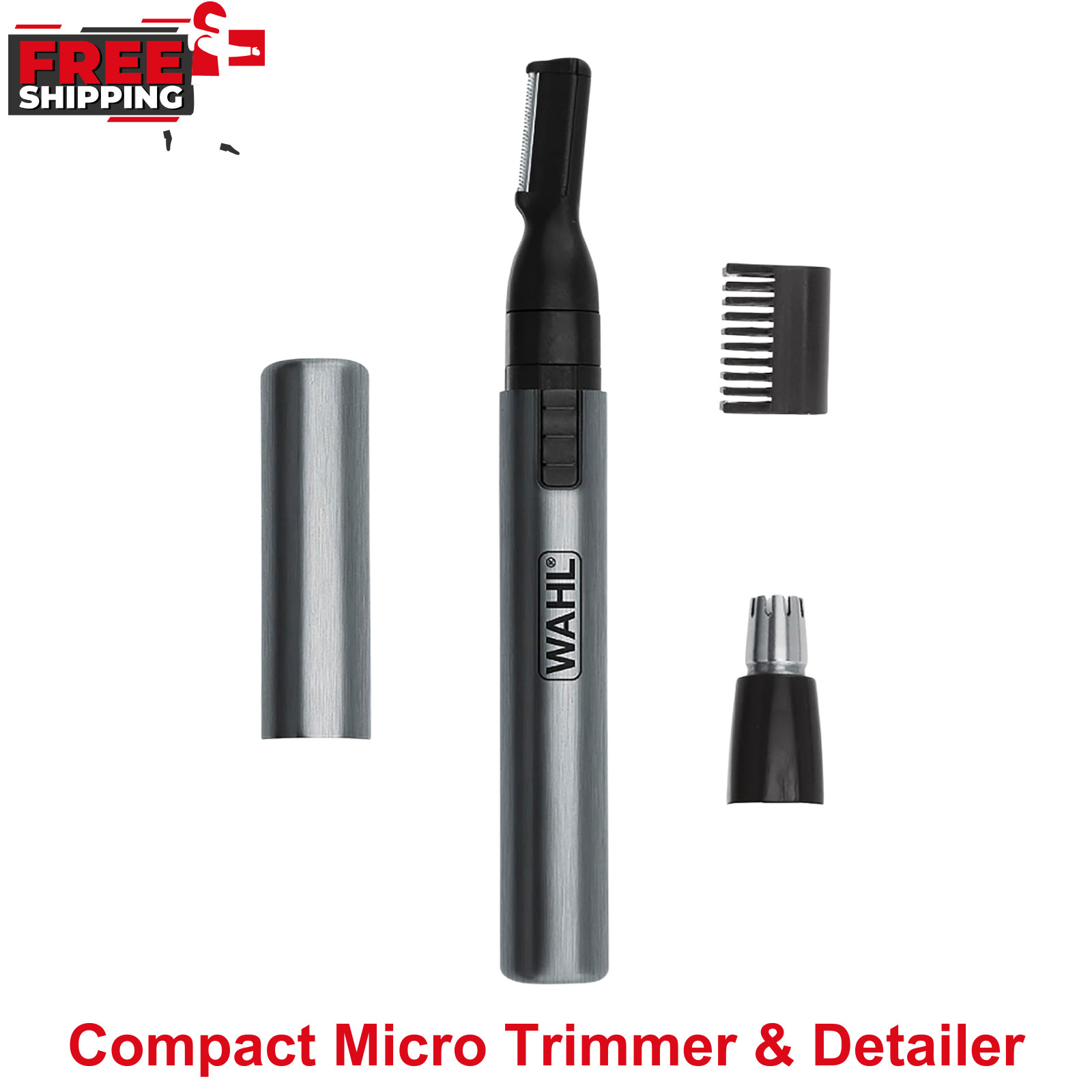 Wahl 5640-600 Micro Groomsman Battery Pen Trimmer/Detailer Eyebrow Neckline Ear