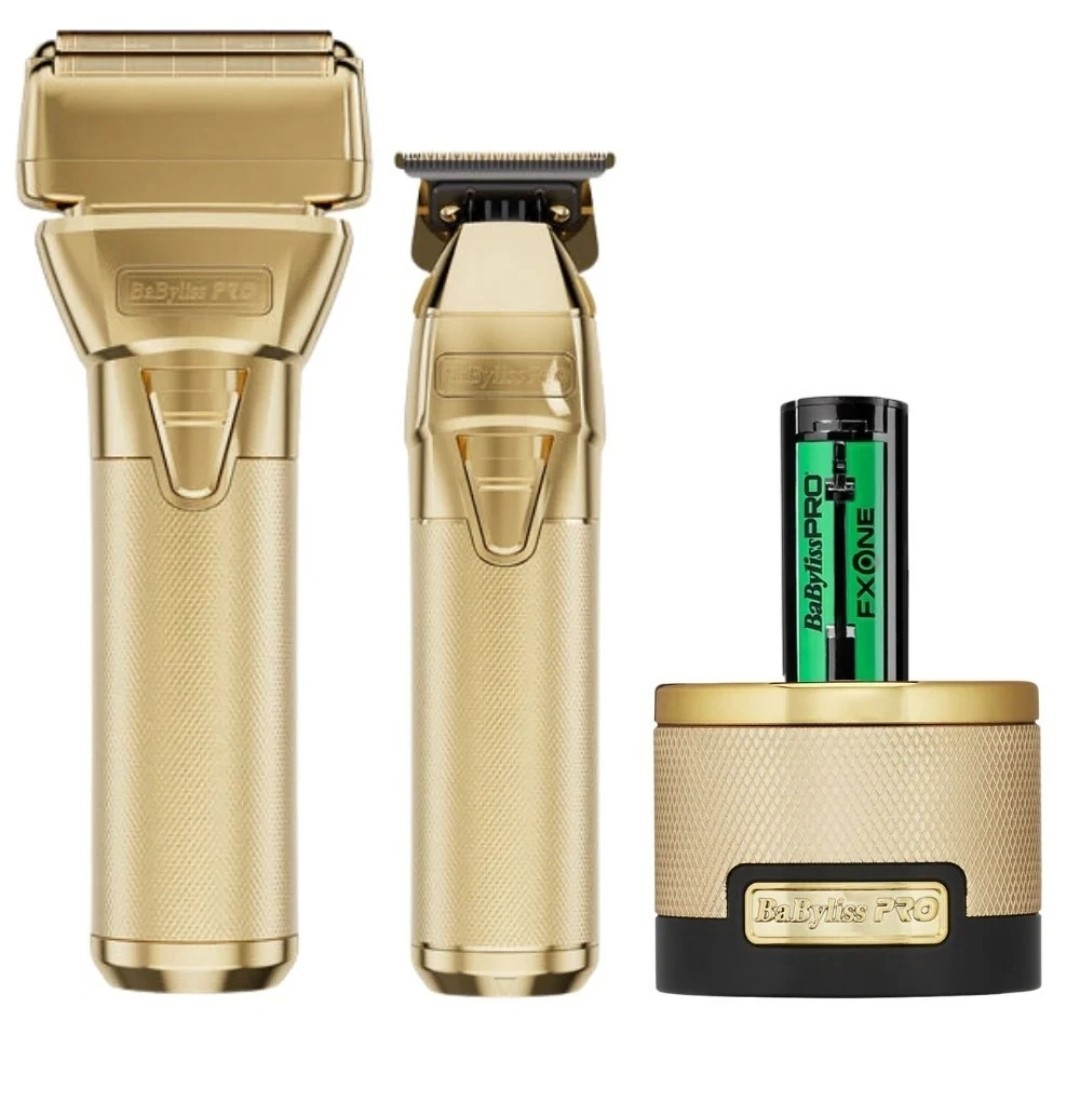 Babyliss Pro FXONE Trimmer & Double Foil Shaver Value Set (FX1FSTGPK)