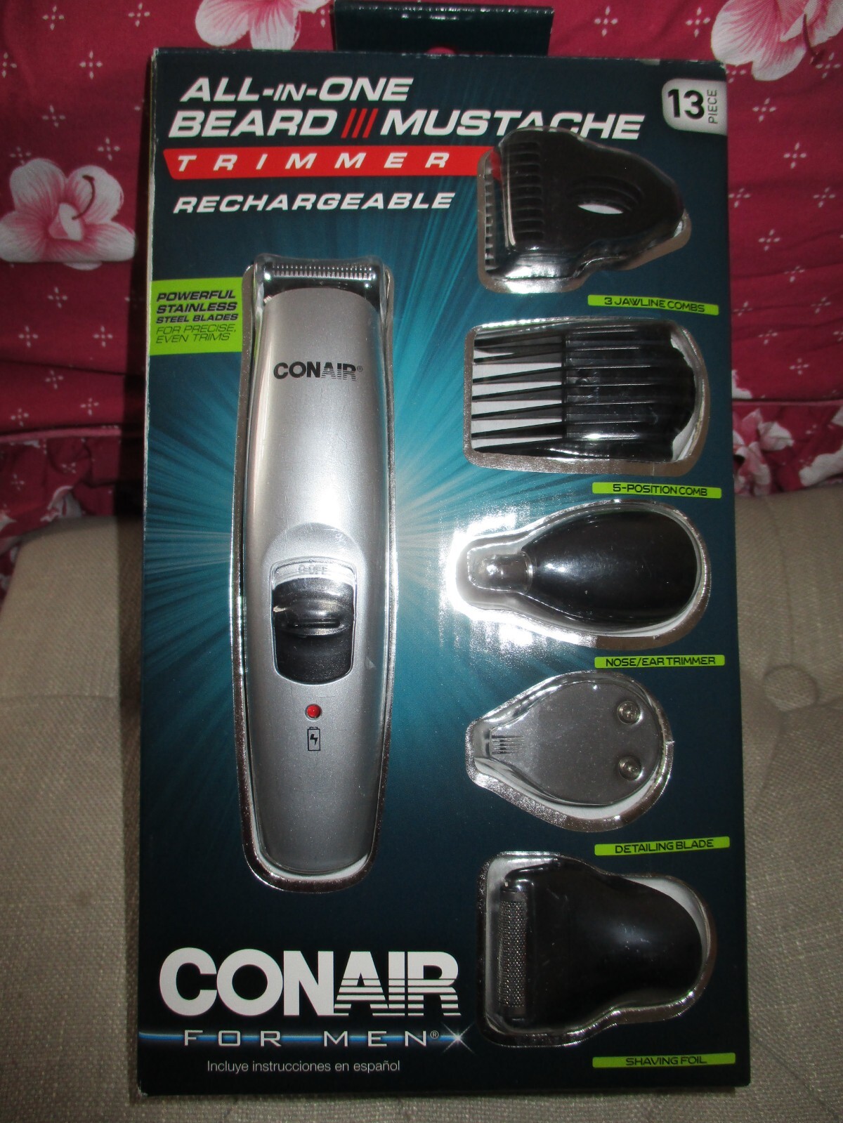 NEW 14 or 13 PC Conair All-In-1 Beard Mustache Hair Nose Ear Trimmer