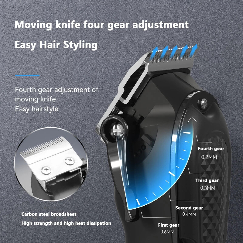 Kemei KM-1071 USB Rechargeable Hair Cutter and Beard Trimmer Cutting Machine