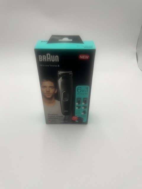 Braun MGK3220 All in One Trimmer 3, 6-in-1 Styling Kit, Sharper, Faster
