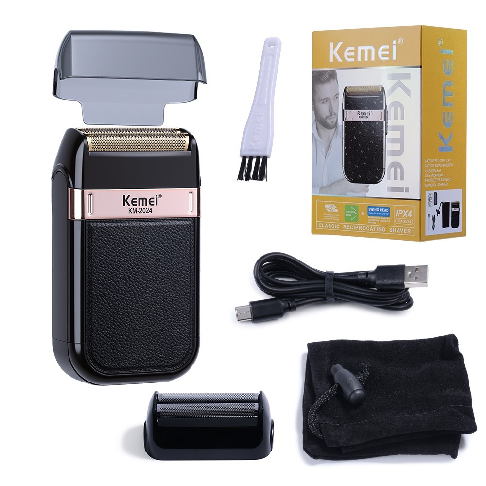 KEMEI Electric Shaver Trimmer Razor Rechargeable Hair Beard Shaving Machine 2026