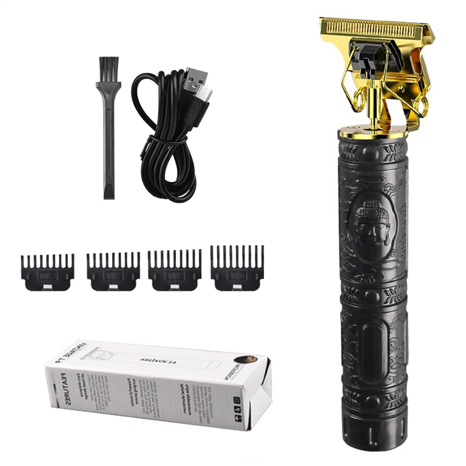 Professional Hair Clippers Trimmer Cutting Beard Cordless Barber Shaving Machine