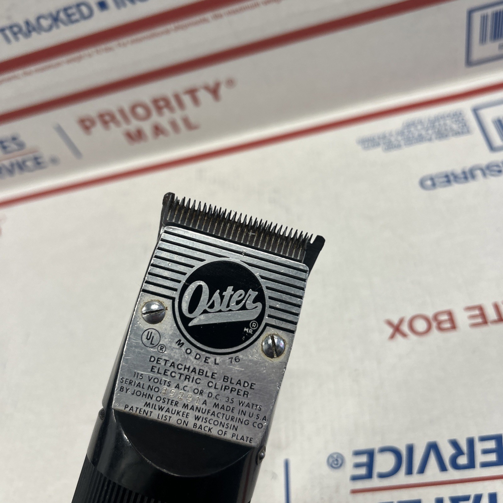 Vintage Oster Classic 76 Hair Clippers Brown Works! -READ— Fast Shipping