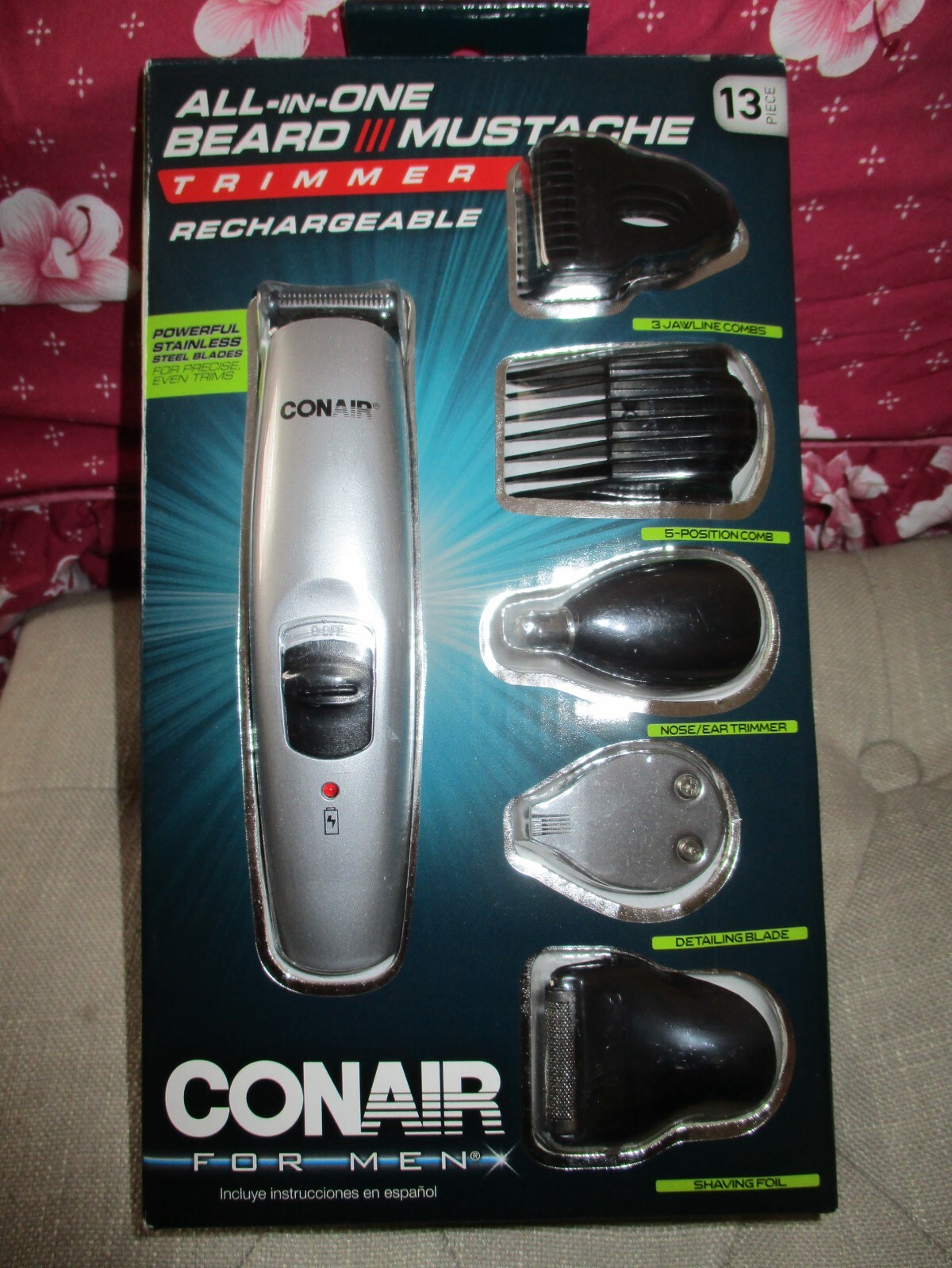 NEW 14 or 13 PC Conair All-In-1 Beard Mustache Hair Nose Ear Trimmer