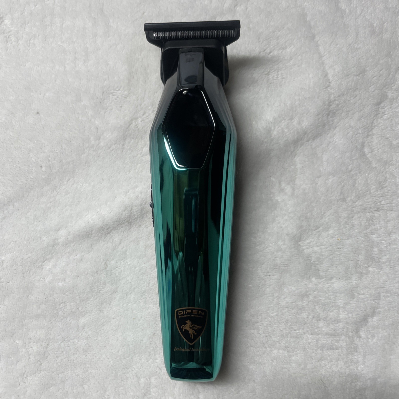 Difen 810-3 T-Blade Hair & Beard Trimmer USB Quick Charge Chrome Blue!