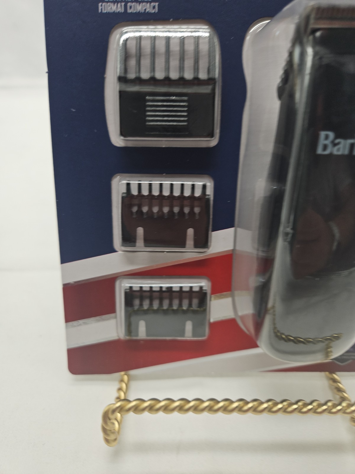 Barbasol Touch Up Trimmer 4-Piece Set Compact Battery Powered Grooming Kit