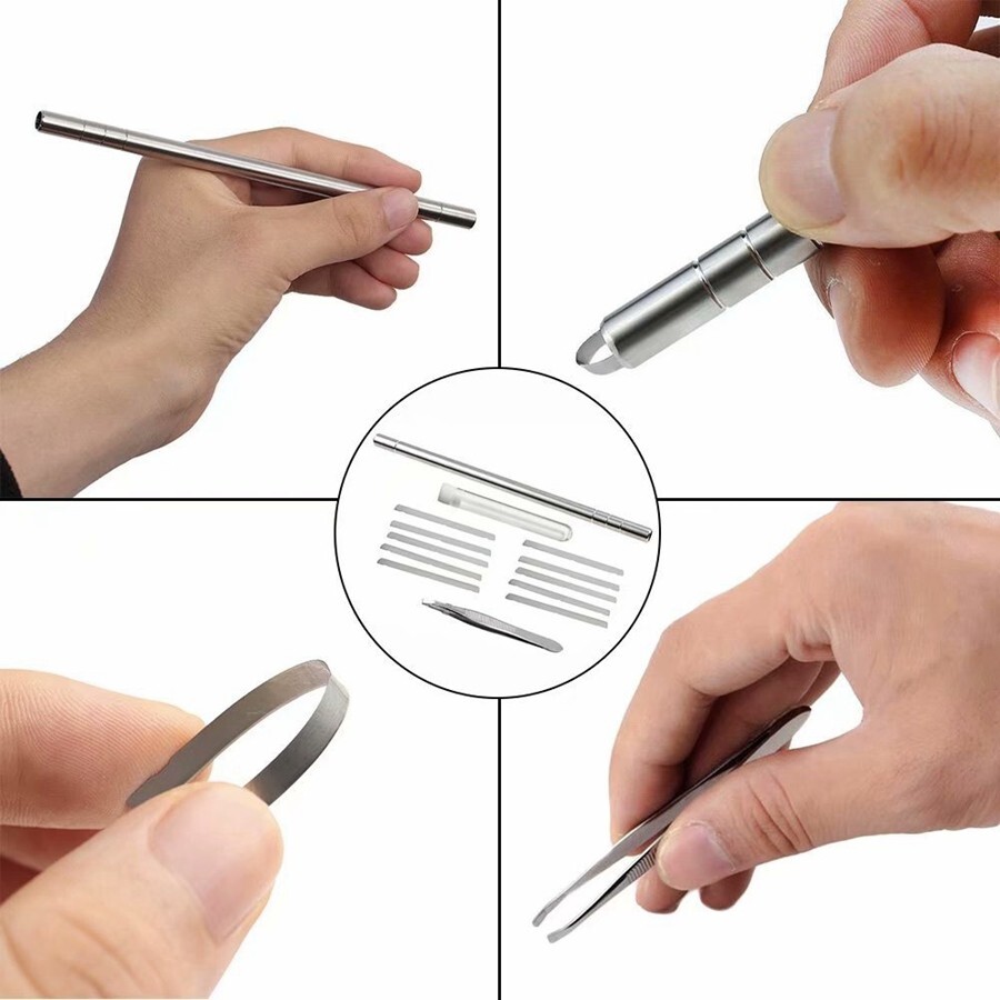 1 Set Hair Engraving Pen Razor Shaver Beard Design Tattoo Eyebrows Barber B415