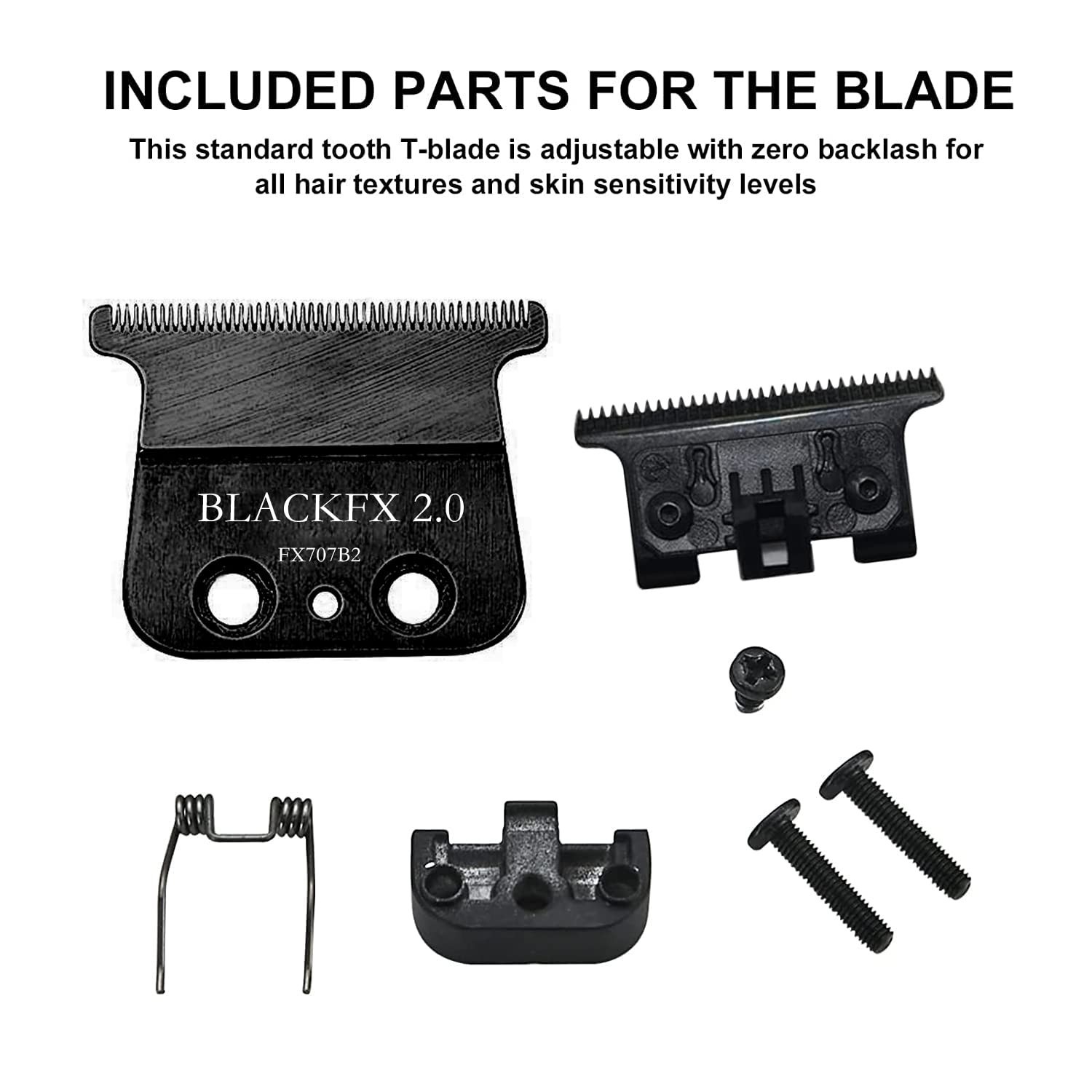 3 High-Performance Stainless Steel Replacement Blades for FX787 & FX726 Trimmers