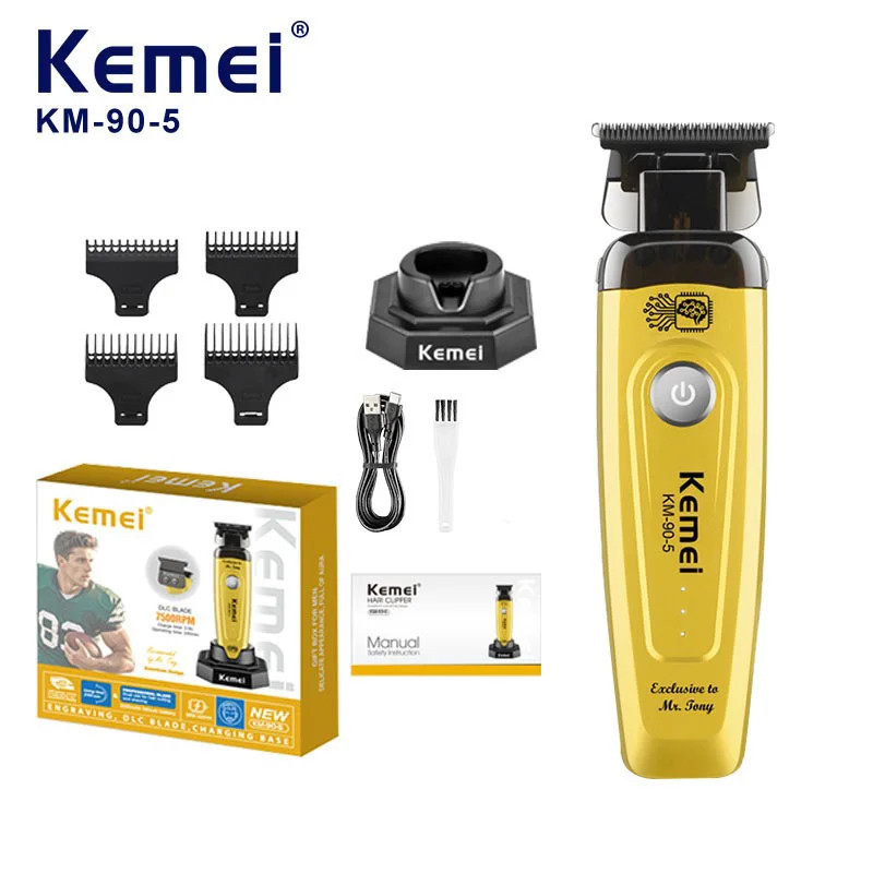 Professional Brushless Motor Hair Clippers 11500RPM Cordless Barber Electric Hai