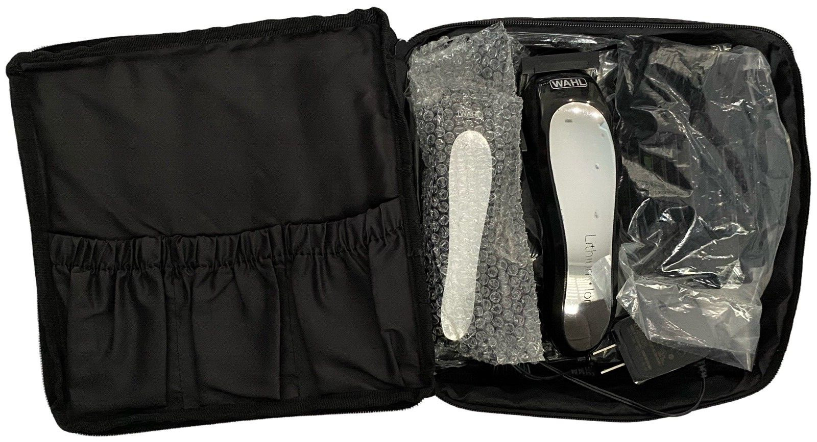 Wahl Silver Black Lithium Pro Cordless Complete Haircut & Touch Up Kit With Case