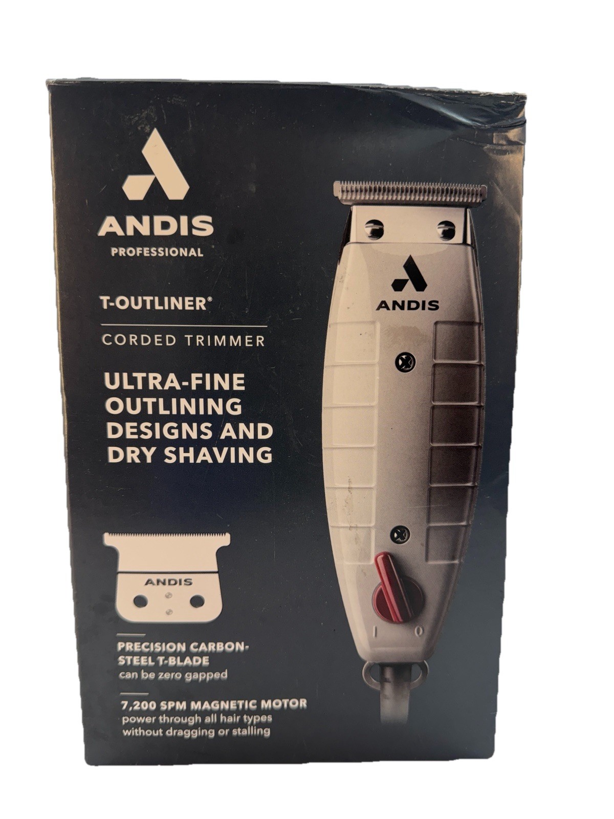 Andis Professional T-Outliner Corded Trimmer T-Blade Hair Beard Trimmer Open Box