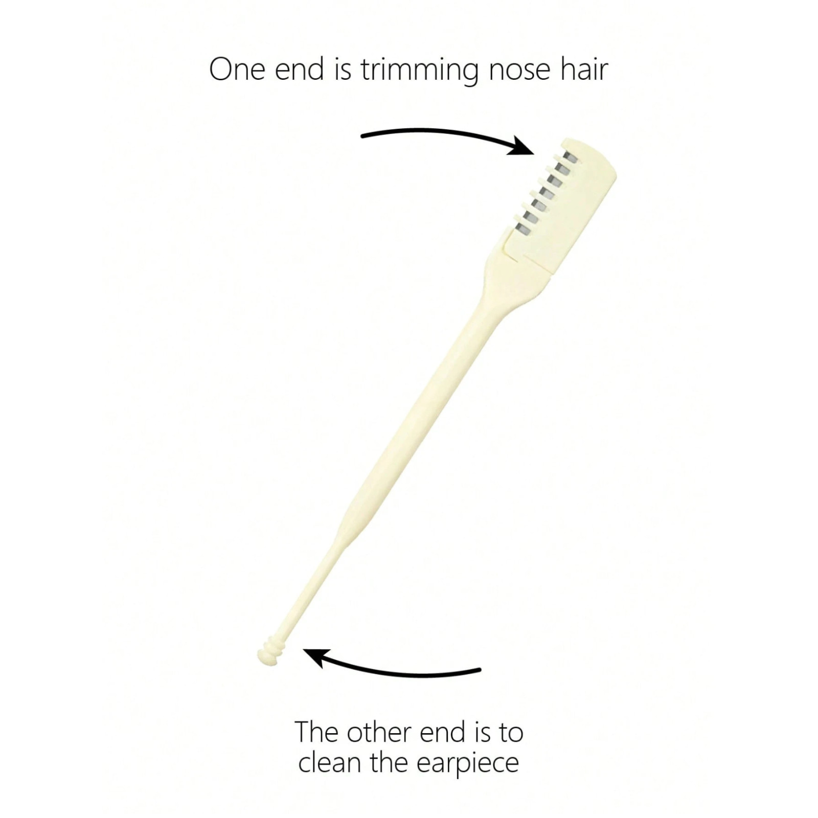 2/4/10/15pcs Manual Nose Hair Trimmer Facial Hair Removal Tools Grooming Kit