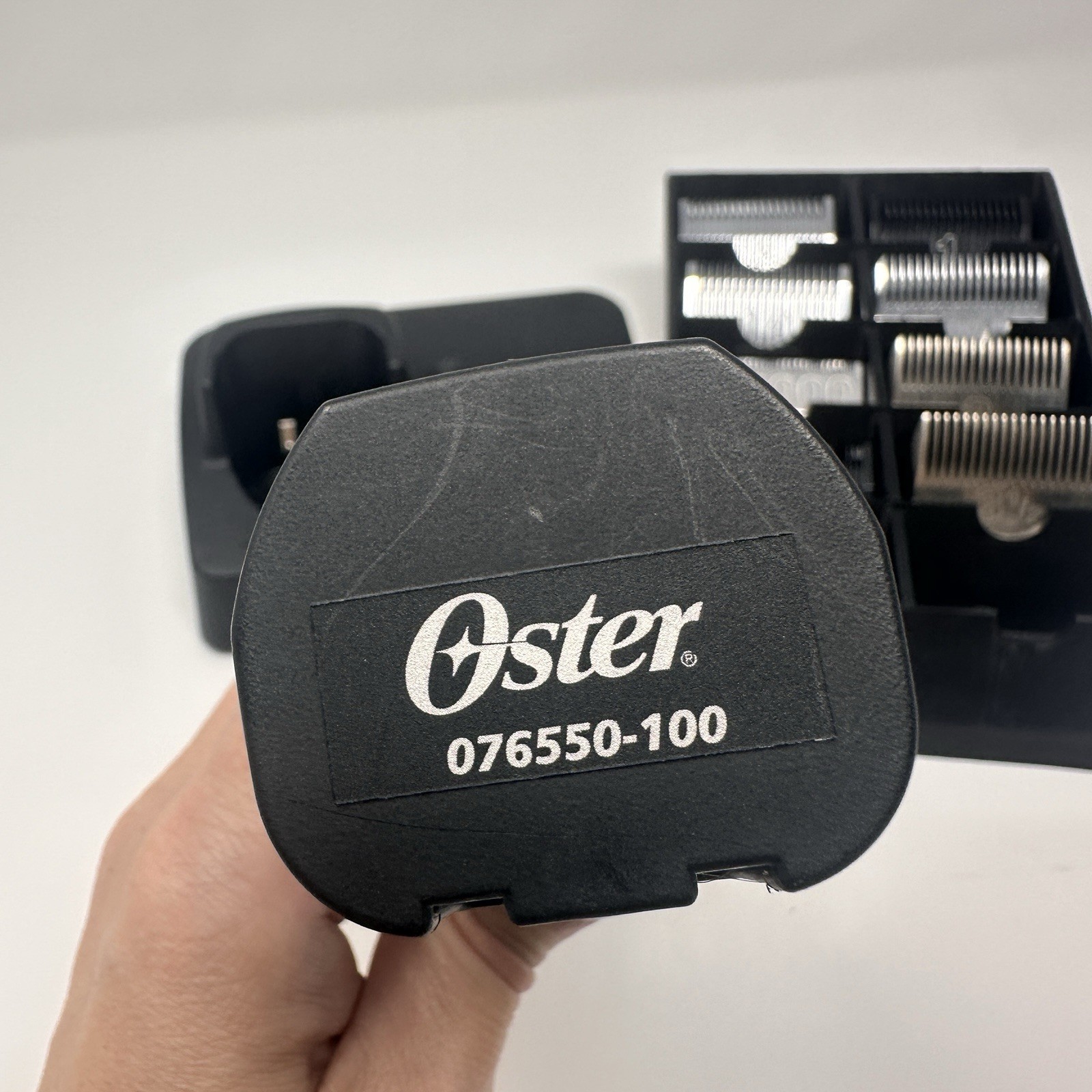 Oster Octane Lithium-Ion Cordless Professional Clipper, Charger, 8 Blades Tested