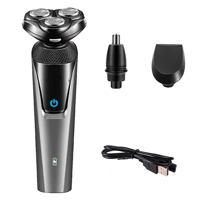 Electric Shaver Rechargeable Razor Wet Dry Nose Beard Trimmer For Men Waterproof