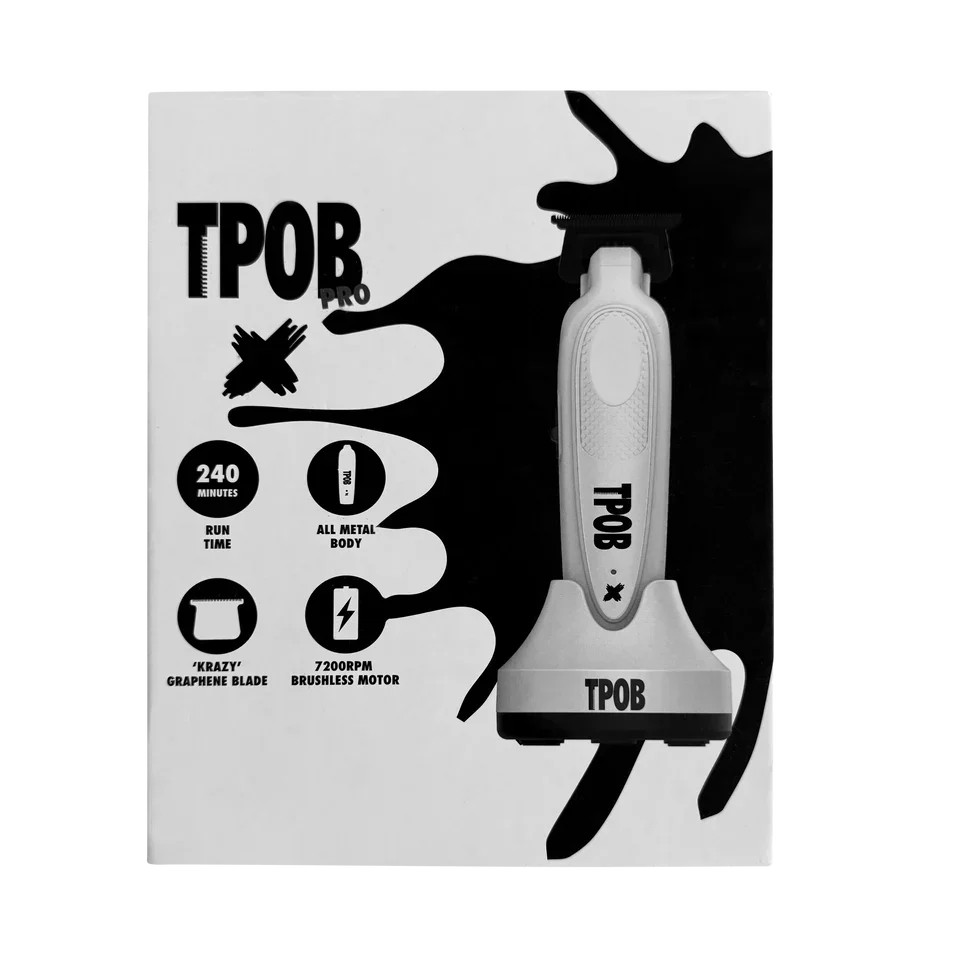 TPOB X Deluxe Trimmer Whiteout Edition – Digital Brushless Trimmer