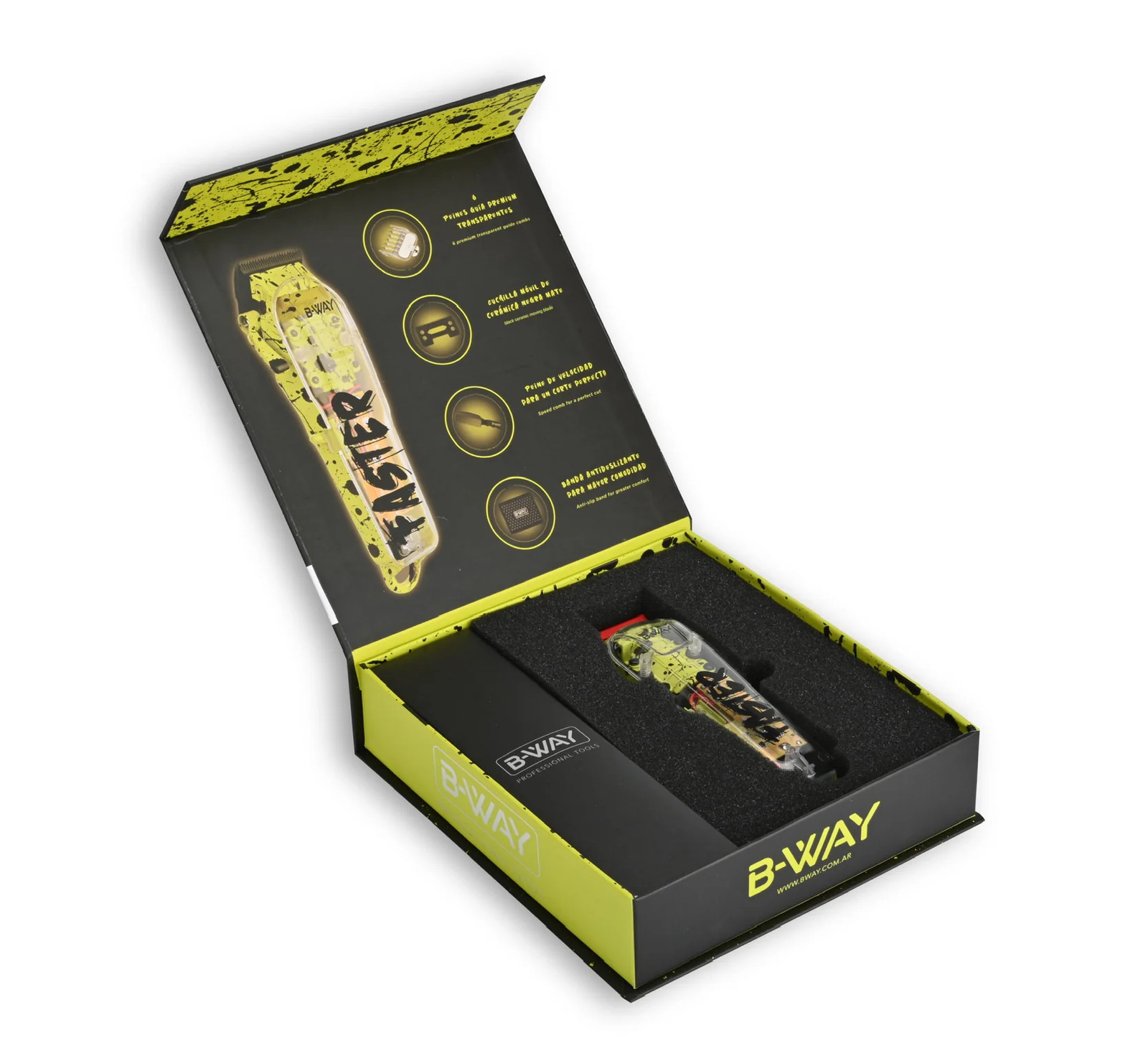 B-Way Faster Cord/Cordless Clipper #BW1FASTER – Pro Hair Clipper – Fast Ship