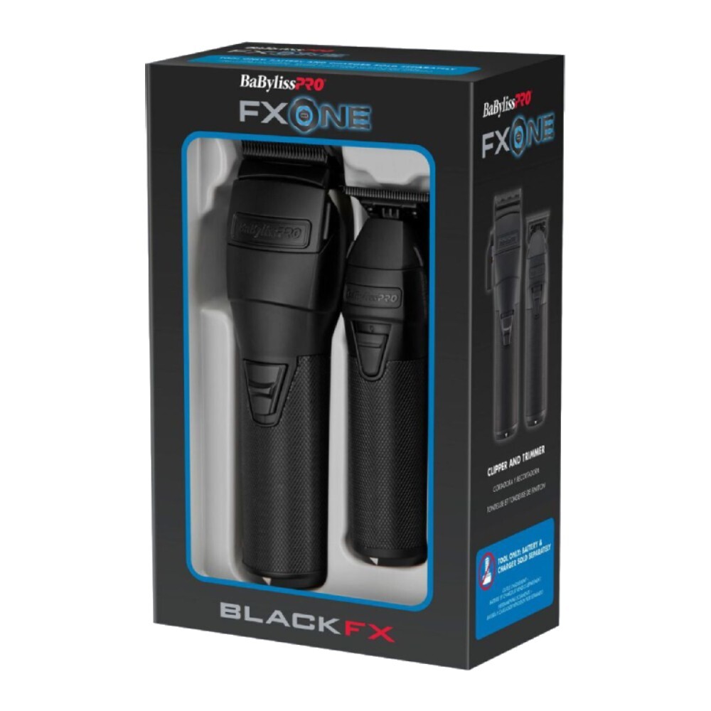 BaByliss Pro FXONE BlackFX Clipper & Trimmer Prepack FX1CTMBTO (Tools Only)
