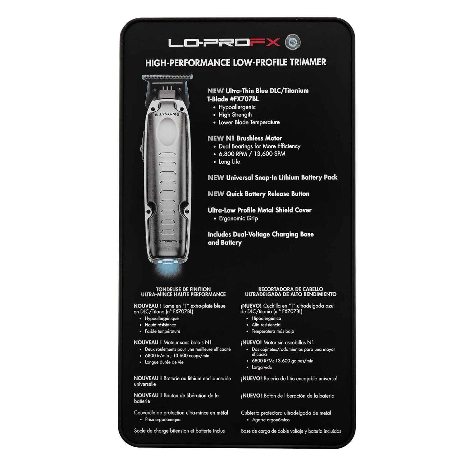 BaByliss PRO FX ONE LO PRO FX High Performance Clipper & Trimmer Set – NEW