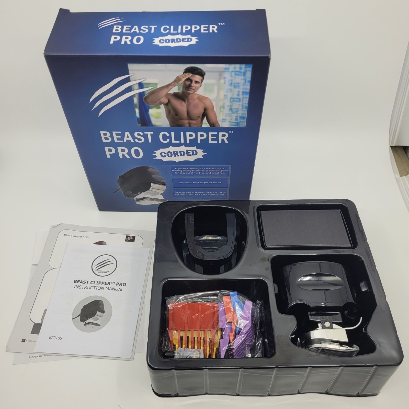 Skull Shaver Beast Clipper Pro Cordless/Corded (READ) NIB Mens Precision Trimmer