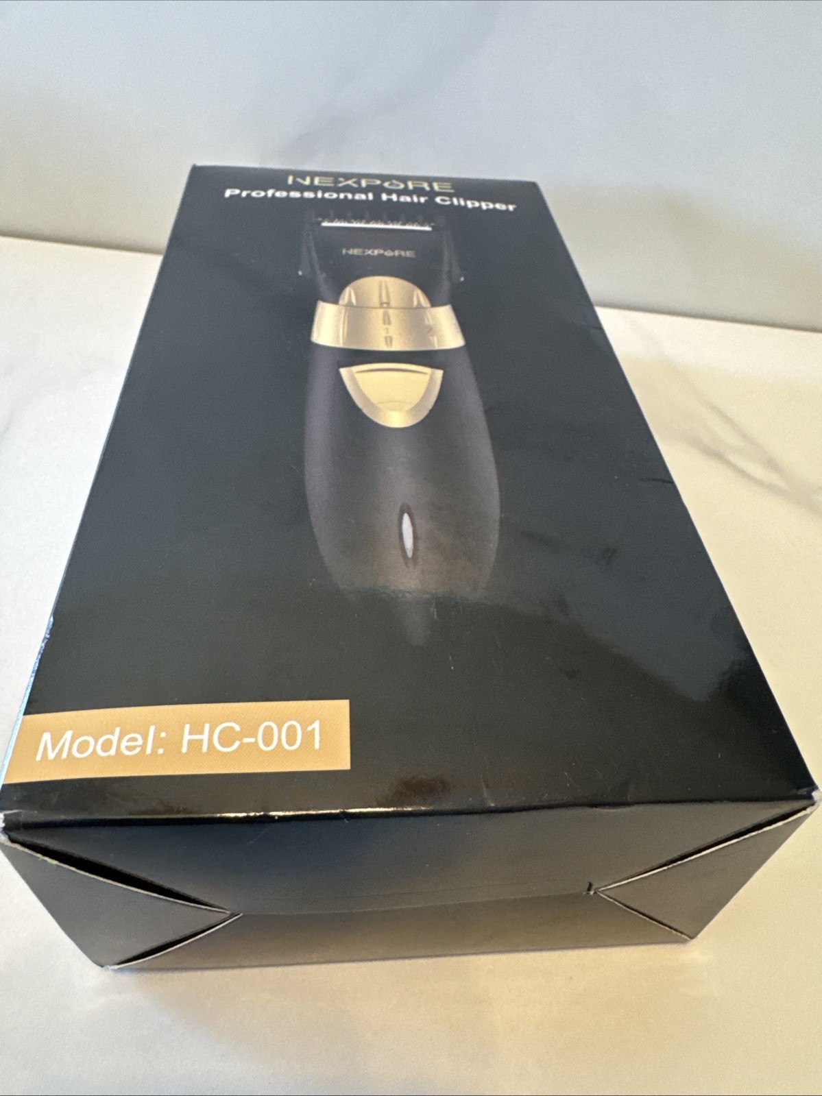 Nexpore Professional Cordless Hair Clipper Model HC-001 Black Gold New With Box