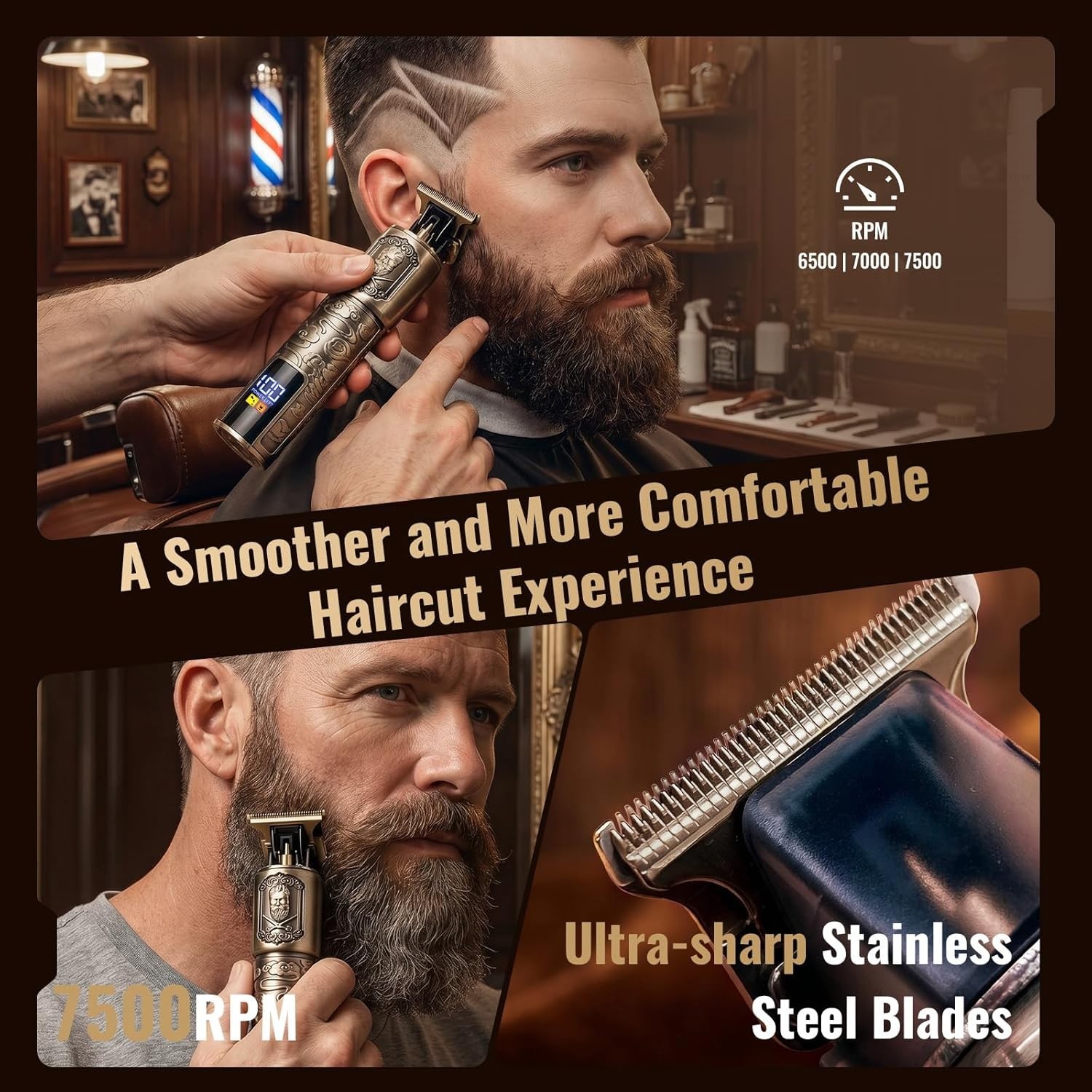 Ufree Foil Shavers Electric Razor for Men, Beard Trimmer Grooming Shaving Kit