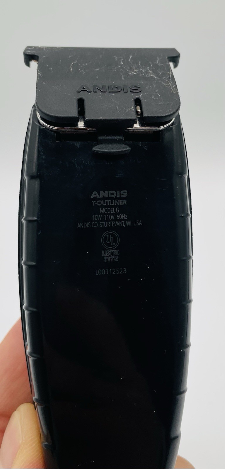 Andis T-Outliner Model G Professional T-Blade Trimmer Corded- Clean