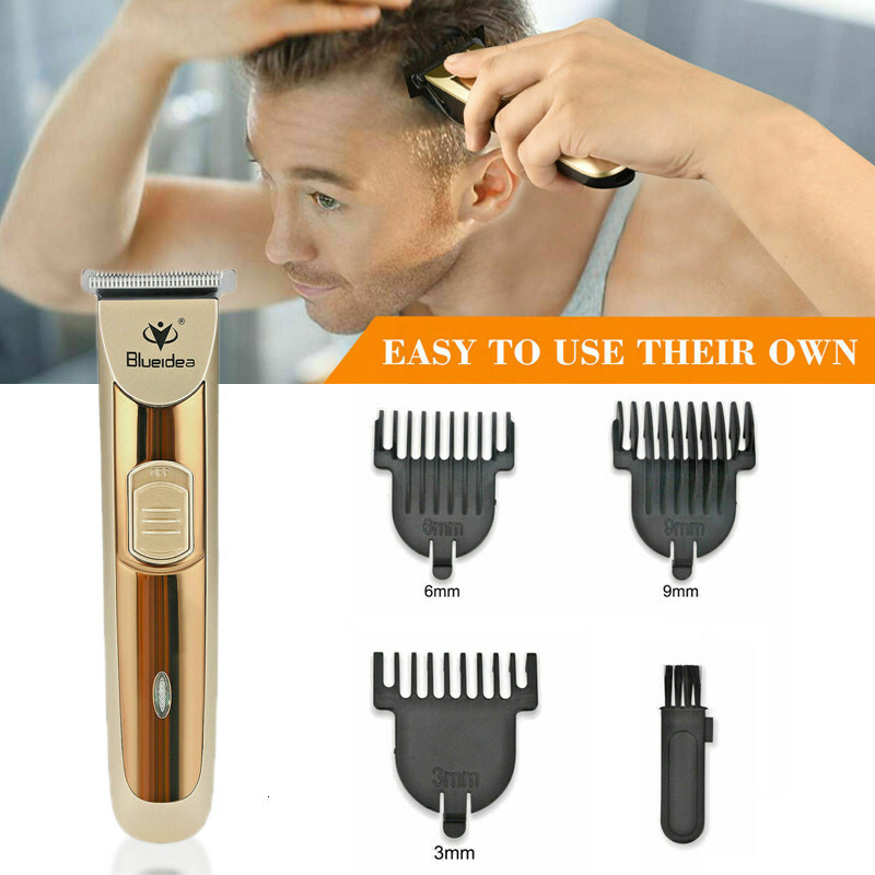 Rechargeable Electric Men Hair Cut Clipper Shaver Trimmer Grooming Beard Razor