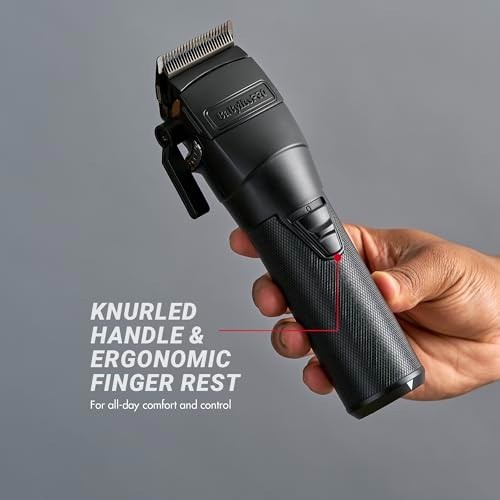 Professional Cordless Hair Clipper Beard Trimmer Brushless Motor Metal Blade