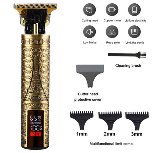 Professional Hair Clippers Trimmer for Men Cordless Beard Shaver Hair Cutter