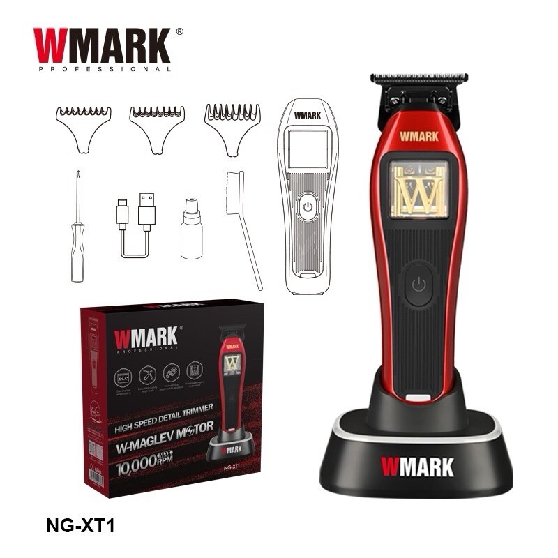Cordless WMARK NG-XT1 Trimmer with Precision Magnetic Motor