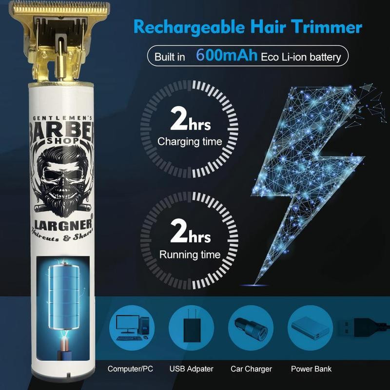 Professional Hair Clipper & Shaver Set, Barber Clipper Set, 1 Set Rechargeable H