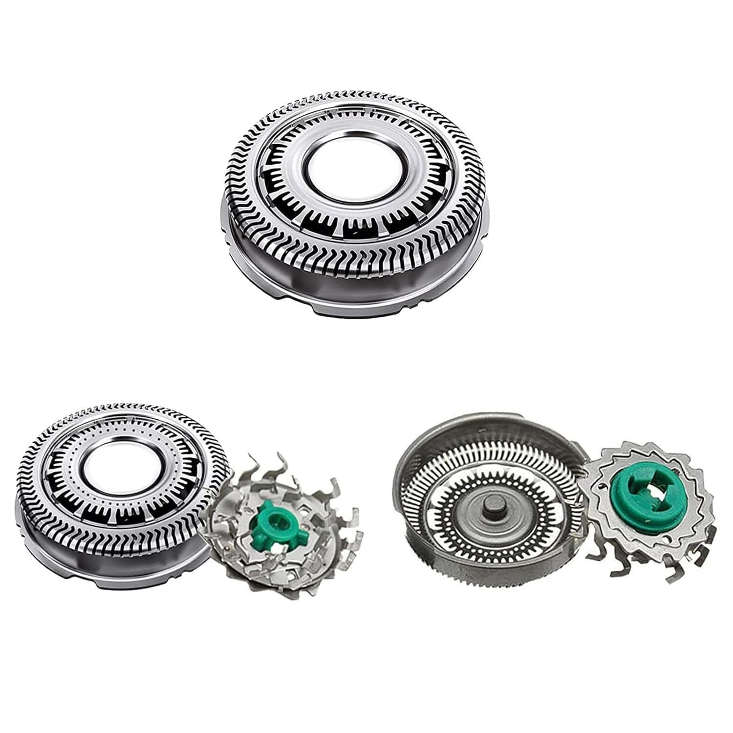 Pack of 3 SH90 Replacement Heads for Philips Shaver Series 9000 8000
