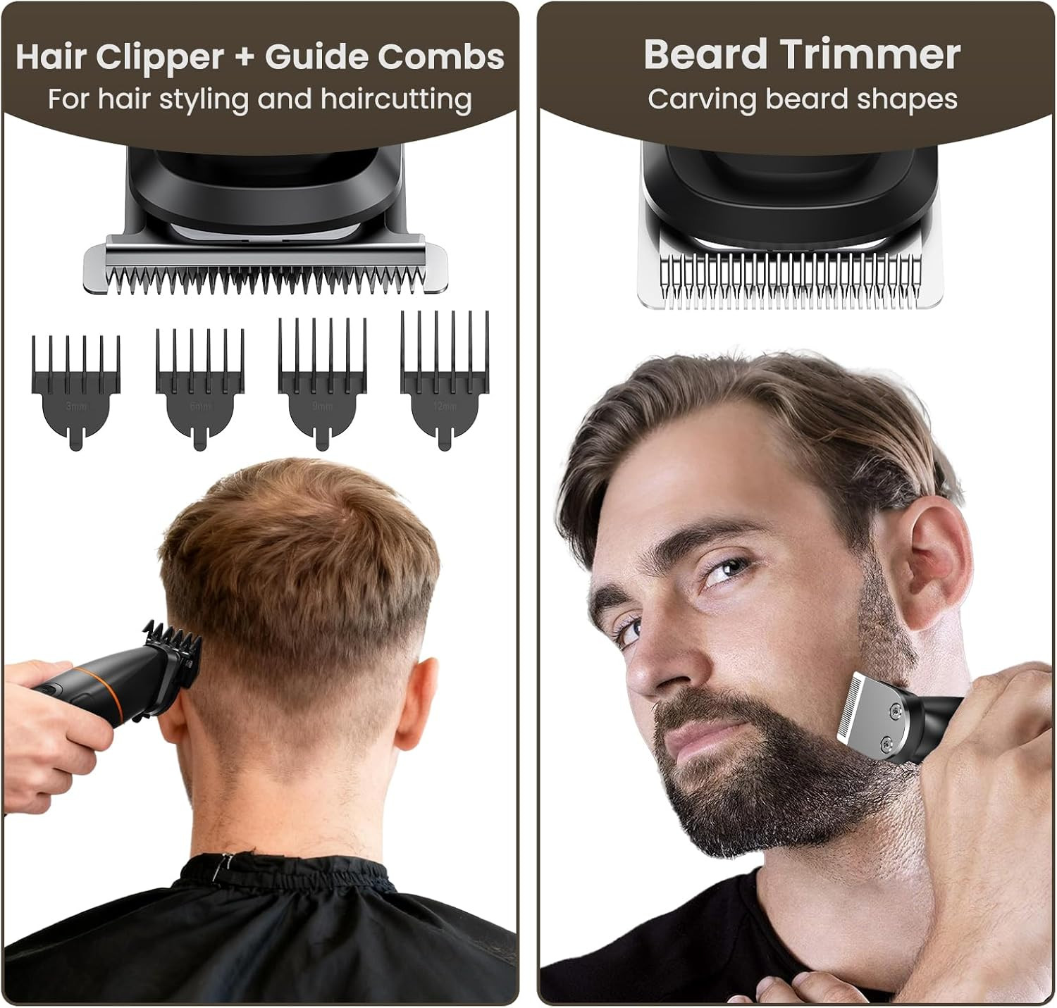 Manscape All-in-One Body & Pubic Hair Trimmer for Men, No-Nick Groin & Ball Shav