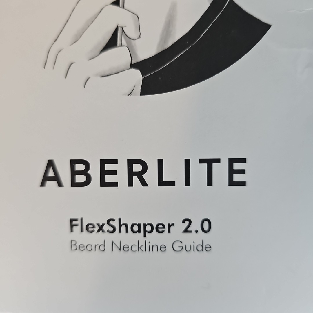 Aberlite FlexShaper 2.0 – Beard Shaper for Men – Hands-Free & Flexible Neckline