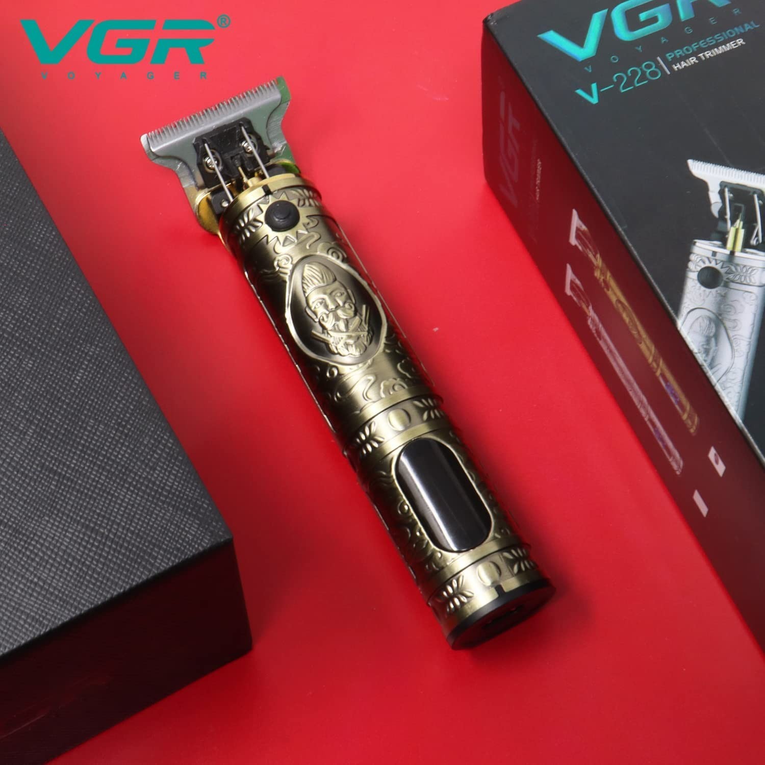 VGR V-228 Professional Hair Trimmer for Men,V-228,Gold