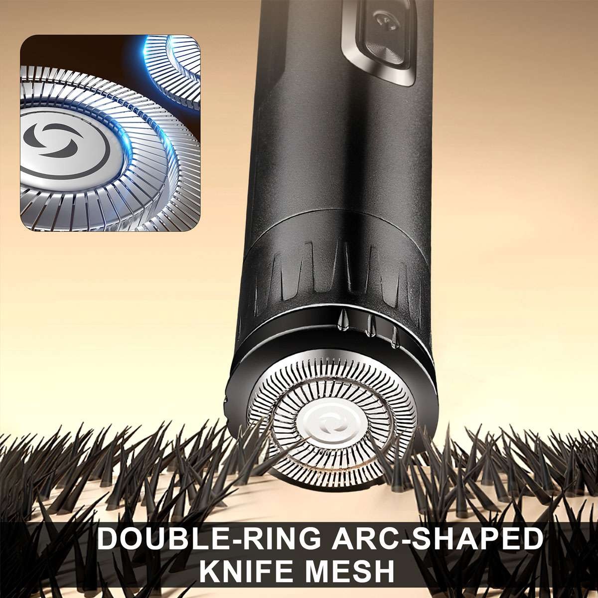 4 In 1 USB Rechargeable Nose Hair Trimmer Beard Electric Shaver Cordless Clipper